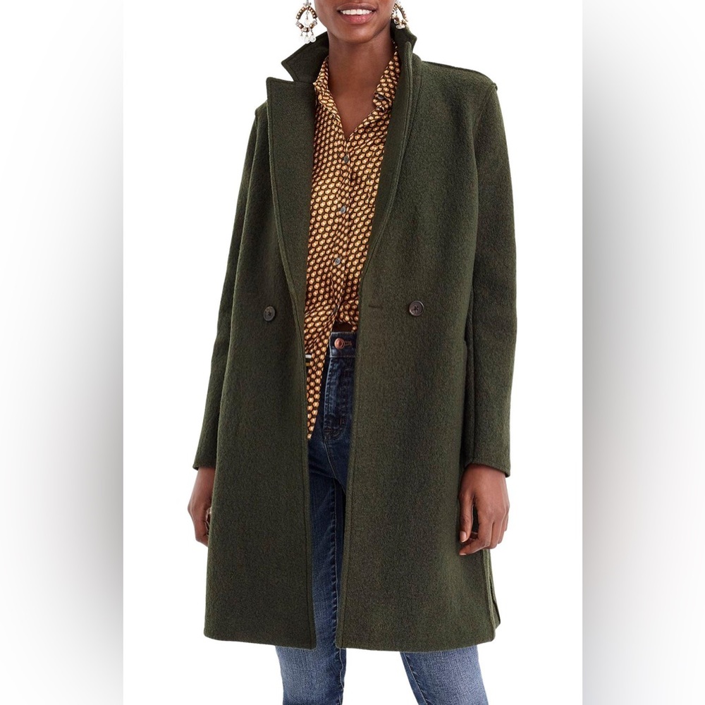 JCREW Italian Boiled Wool Coat